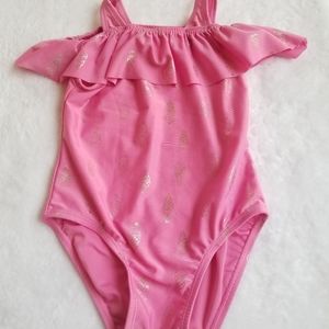 First Impressions Pink Baby Swimsuit